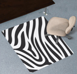 Design Print Chair Mats - Carpeted Surfaces